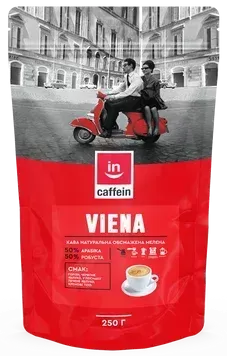 Viena CAFFEIN кава мелена бленд 0,25 кг