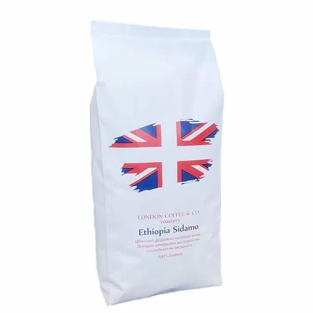 Кава в зернах London Ethiopia Sidamo 1кг