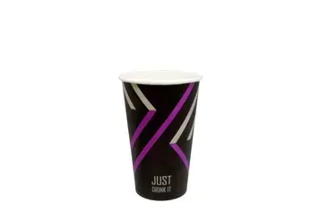 Стакан одношаровий 400 мл "Just Drink" 50 шт/рук
