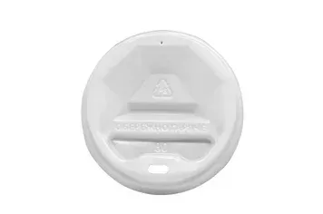 80 мм КР Біла кришка для паперового стакана (50 шт)