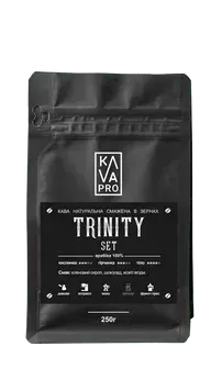 Trinity set KAVAPRO кава мелена бленд арабіки 0,25 кг