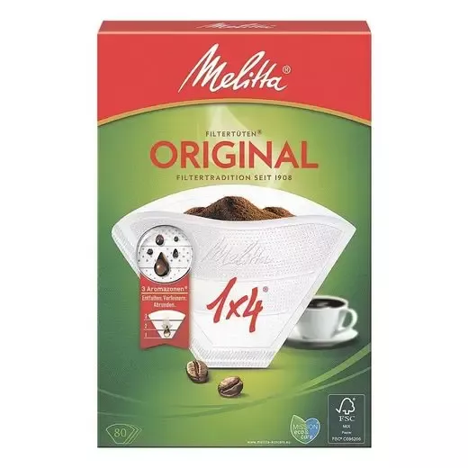 Фільтр-пакет для кави Melitta Aroma Zones 1*4